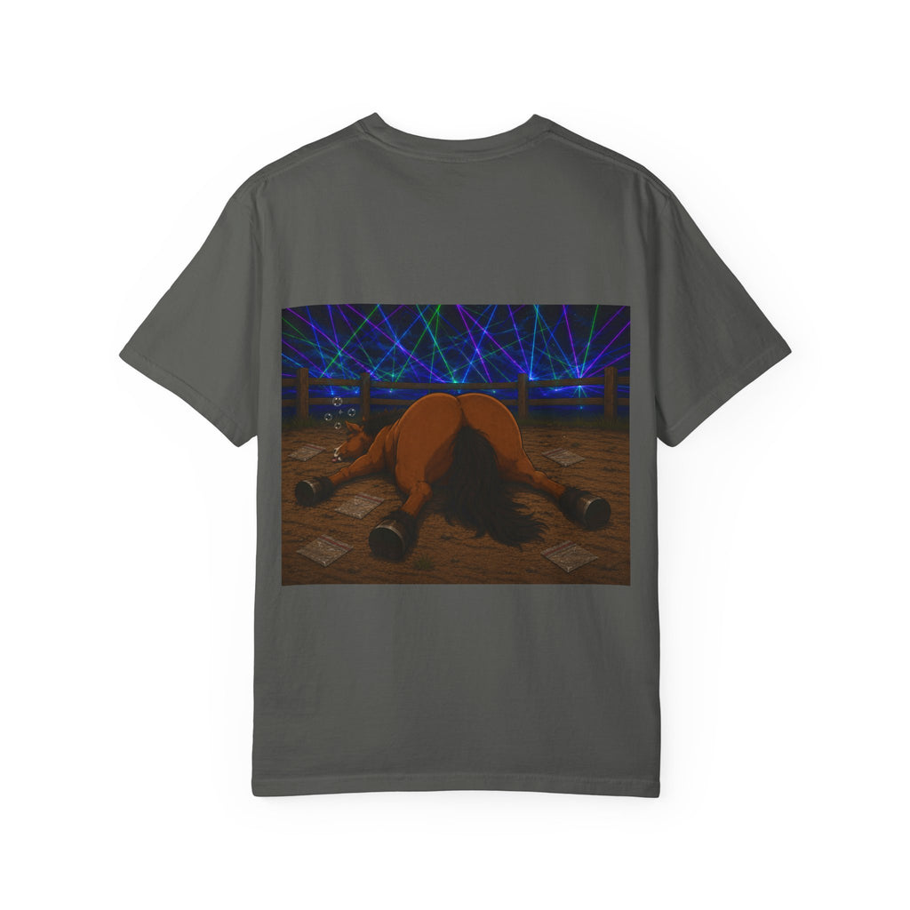 Horse K-Hole Tee (Front & Back Graphic) - T shirt