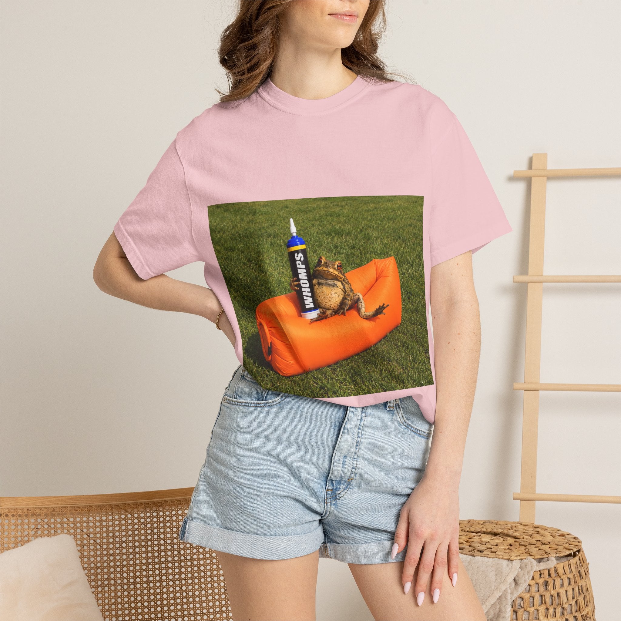 Whomp Frog on Couch T-Shirt