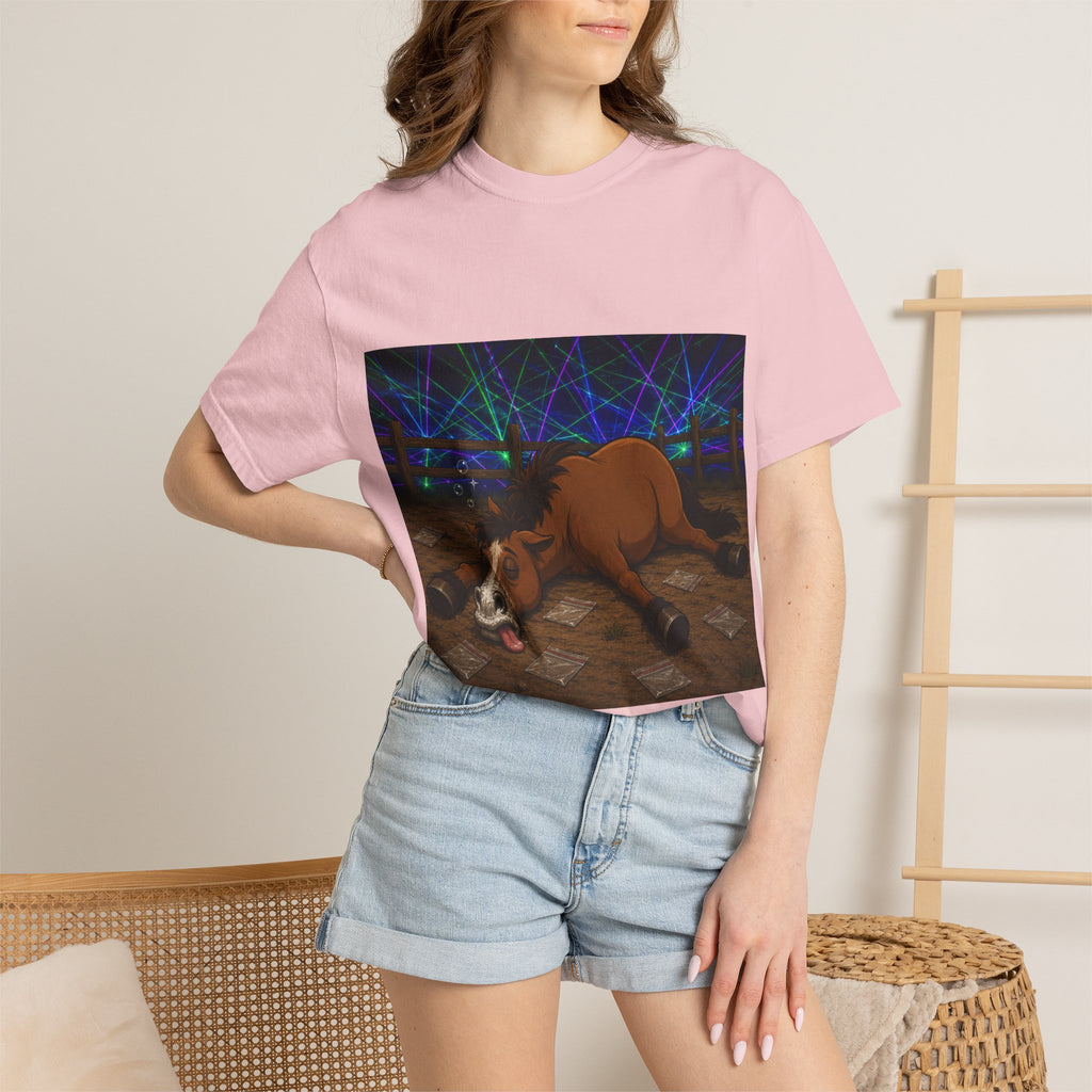 Horse K-Hole Tee (Front & Back Graphic) - T shirt