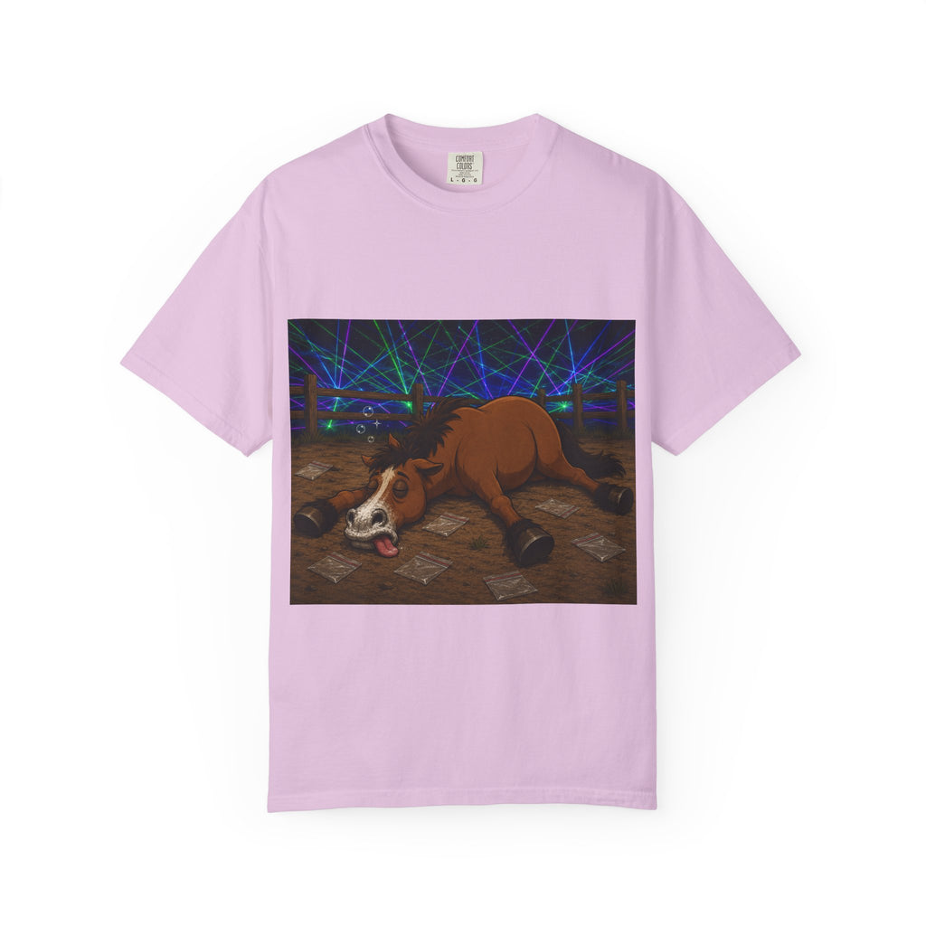 Horse K-Hole Tee (Front & Back Graphic) - T shirt