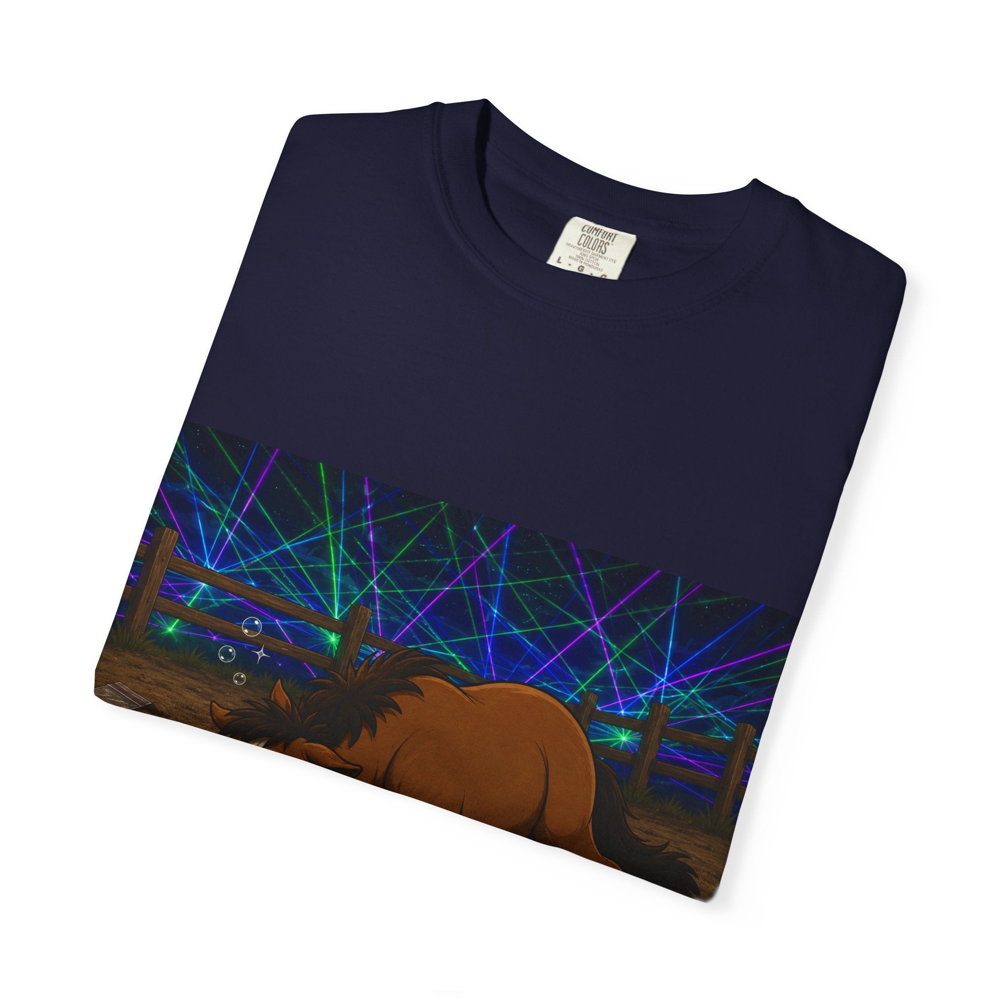 Horse K-Hole Tee (Front & Back Graphic) - T shirt