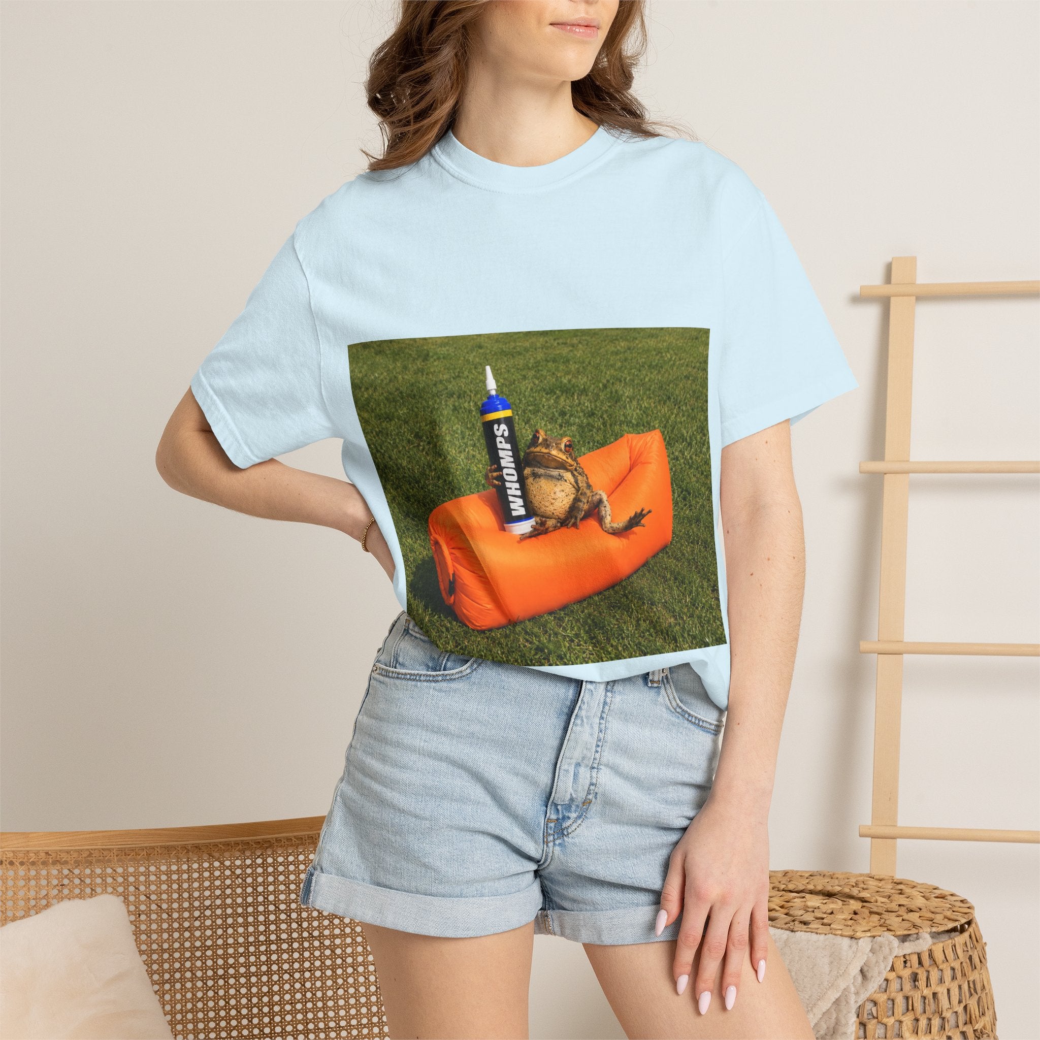 Whomp Frog on Couch T-Shirt