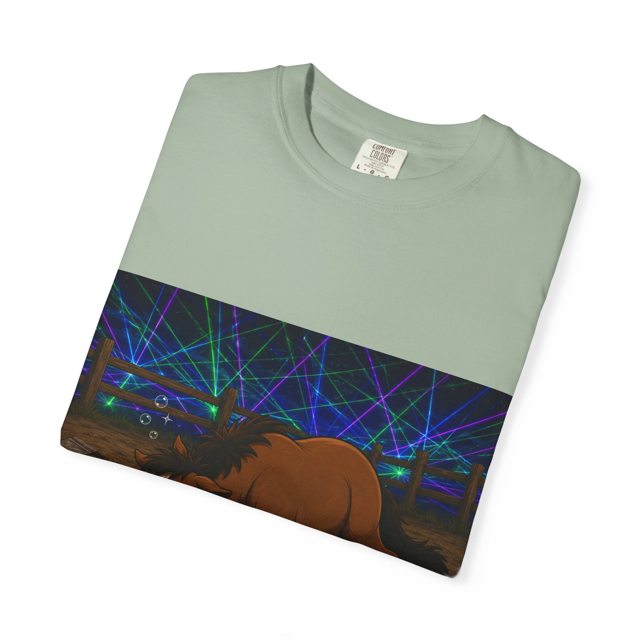 Horse K-Hole Tee (Front & Back Graphic) - T shirt