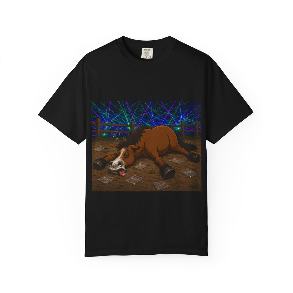 Horse K-Hole Tee (Front & Back Graphic) - T shirt