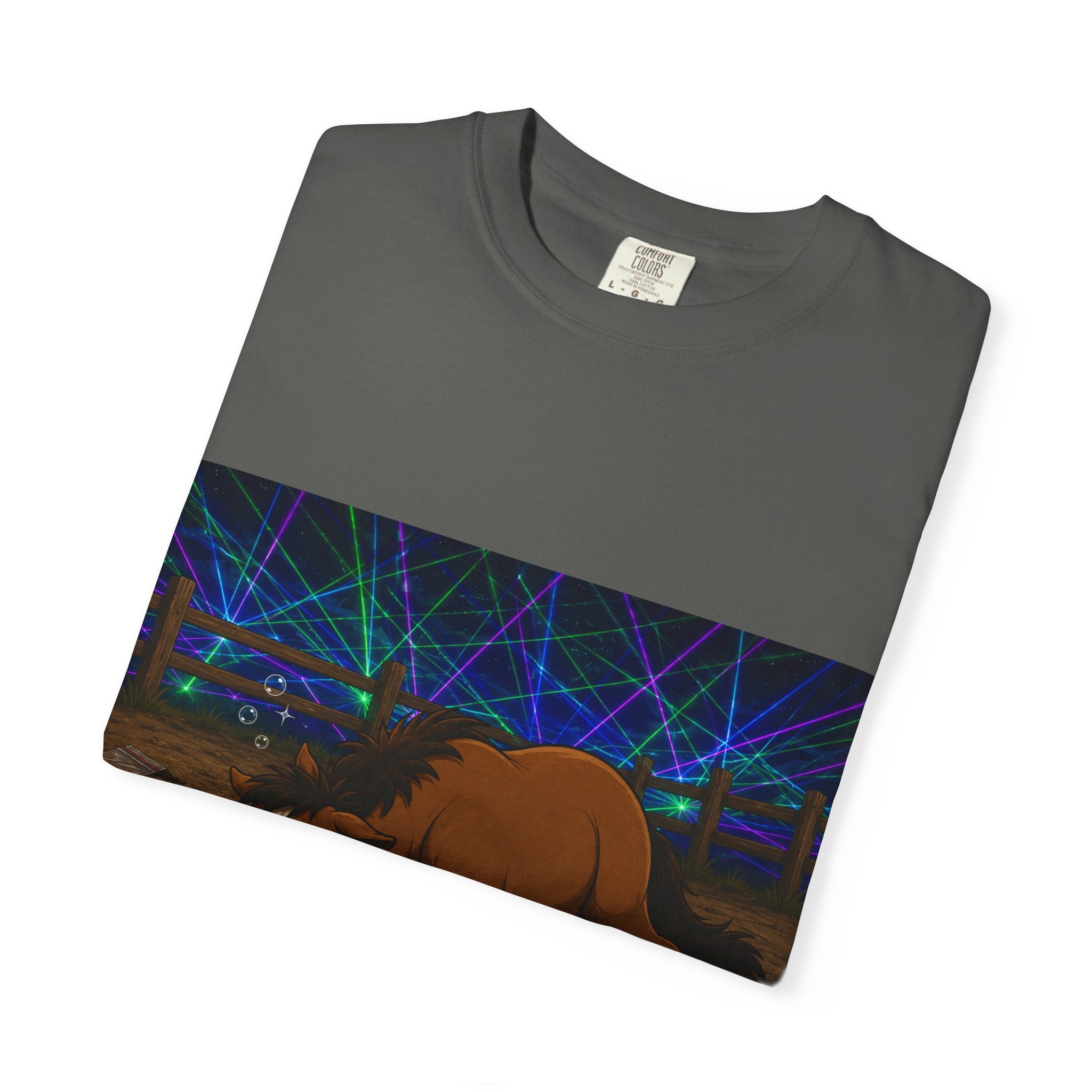 Horse K-Hole Tee (Front & Back Graphic) - T shirt