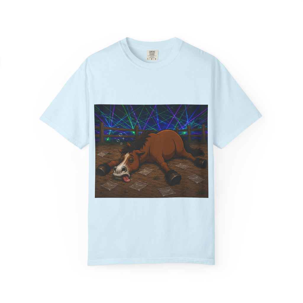 Horse K-Hole Tee (Front & Back Graphic) - T shirt