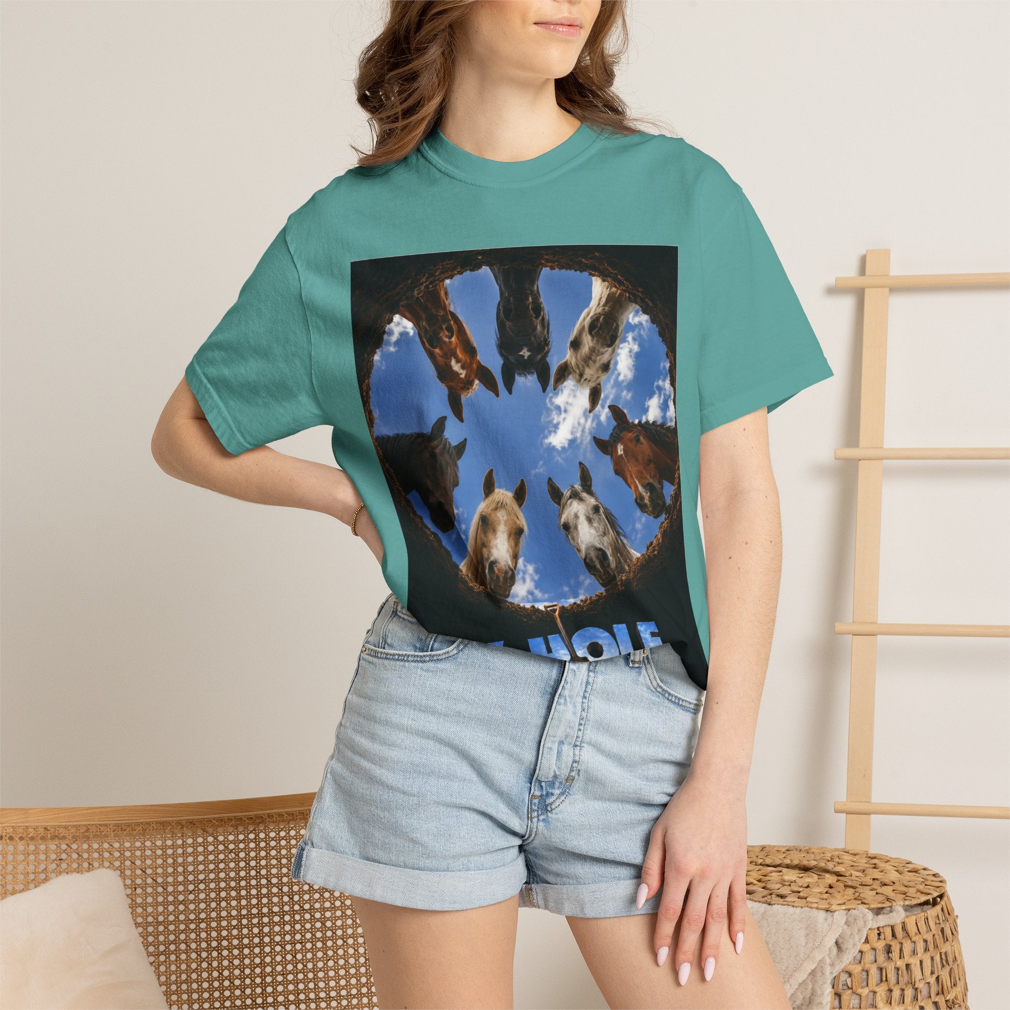 K-Hole Horses Graphic T-Shirt