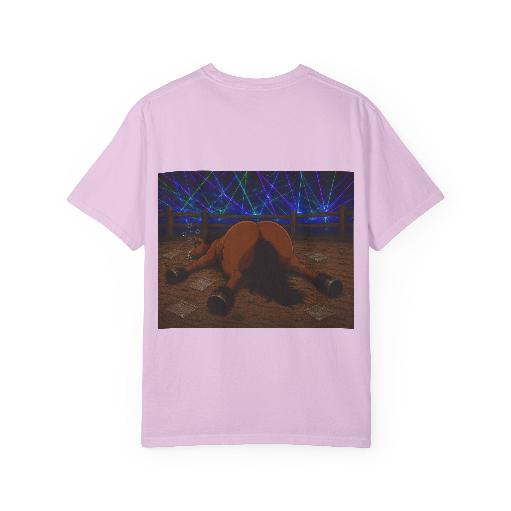 Horse K-Hole Tee (Front & Back Graphic) - T shirt