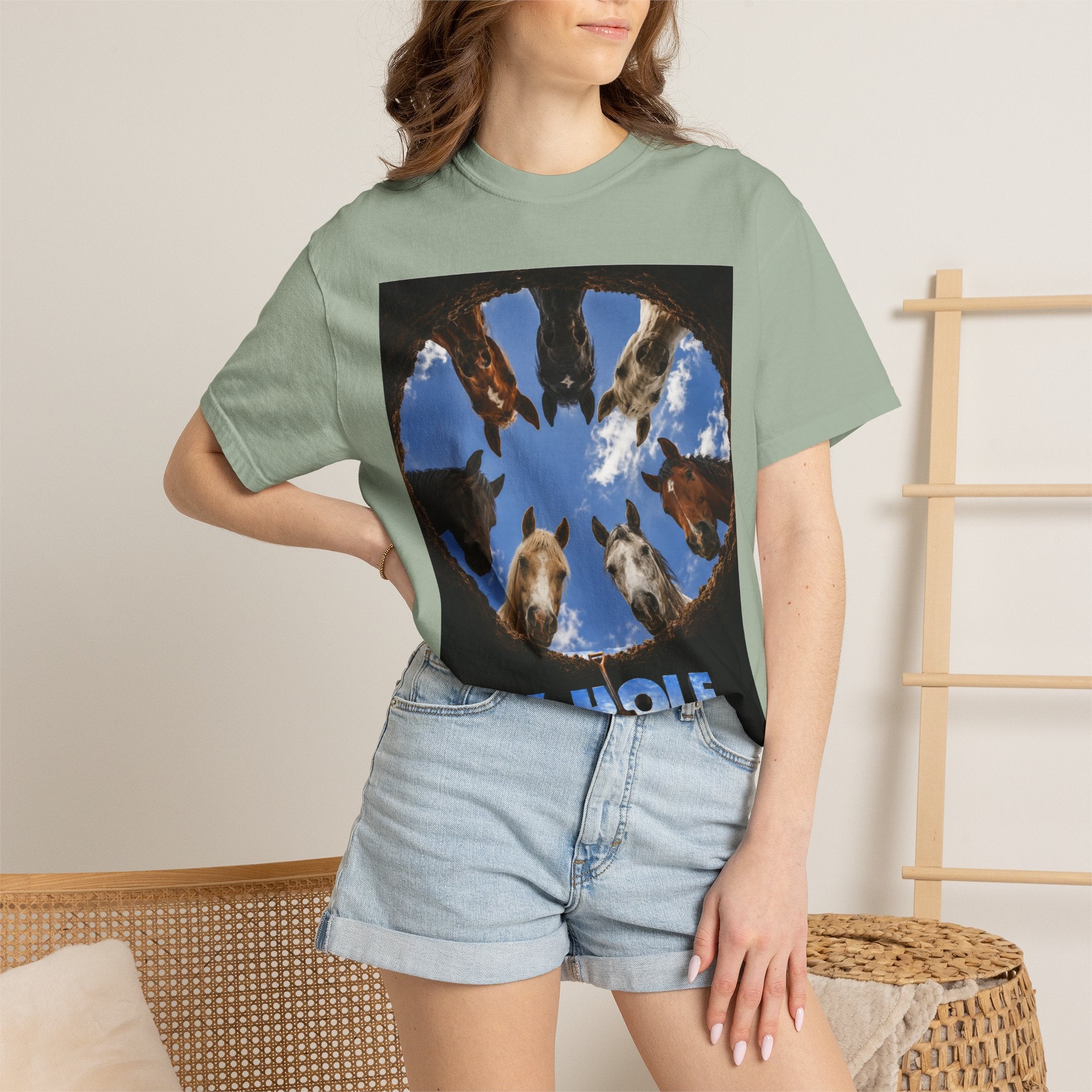 K-Hole Horses Graphic T-Shirt