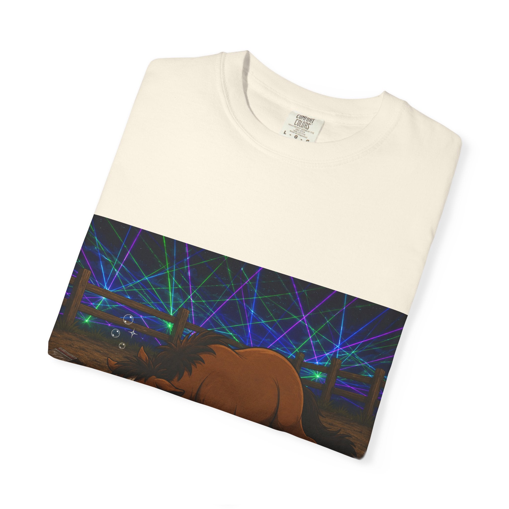 Horse K-Hole Tee (Front & Back Graphic) - T shirt