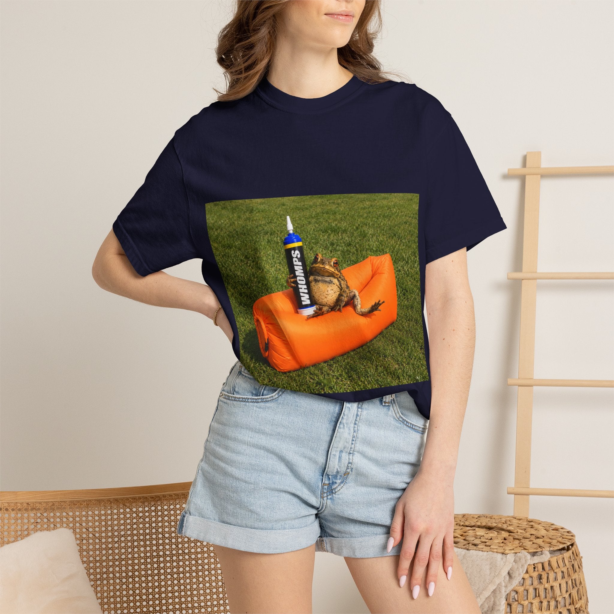 Whomp Frog on Couch T-Shirt
