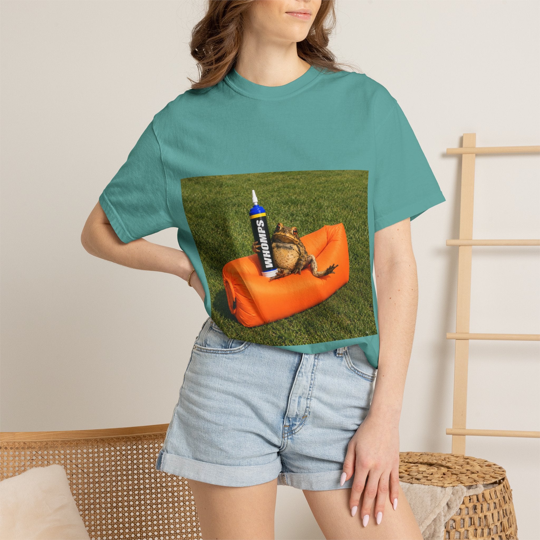 Whomp Frog on Couch T-Shirt