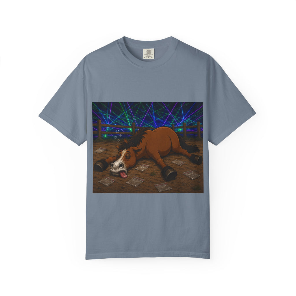 Horse K-Hole Tee (Front & Back Graphic) - T shirt