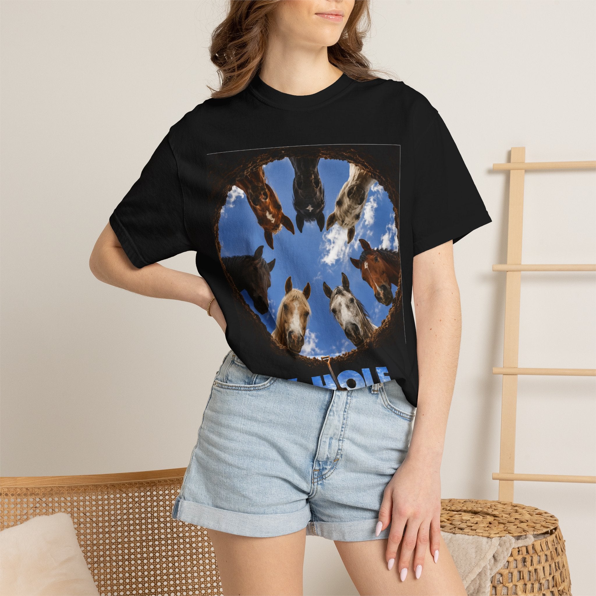 K-Hole Horses Graphic T-Shirt