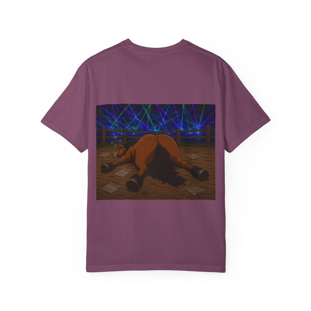 Horse K-Hole Tee (Front & Back Graphic) - T shirt
