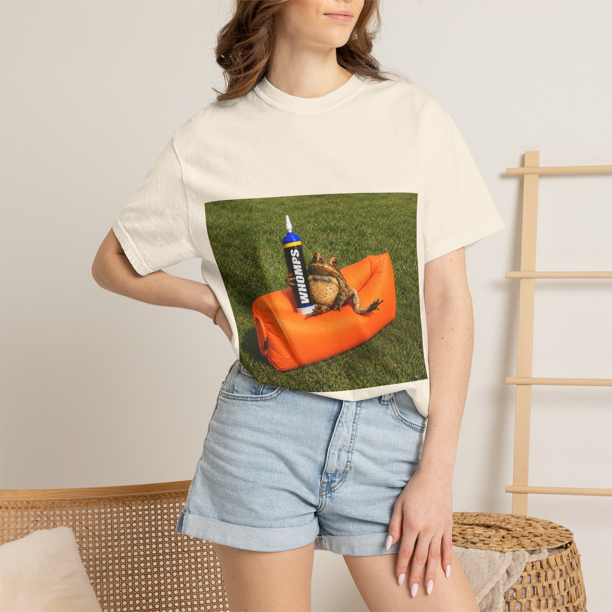 Whomp Frog on Couch T-Shirt