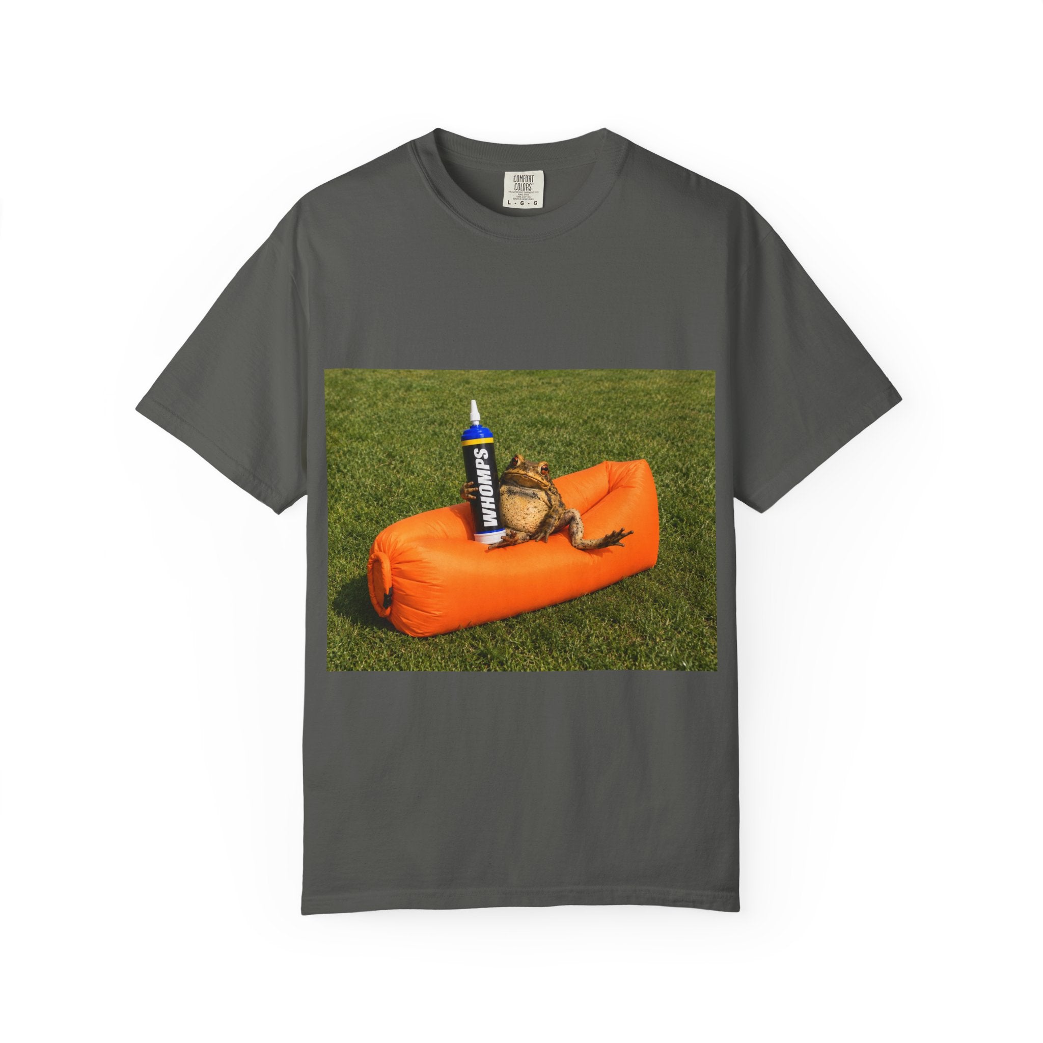 Whomp Frog on Couch T-Shirt