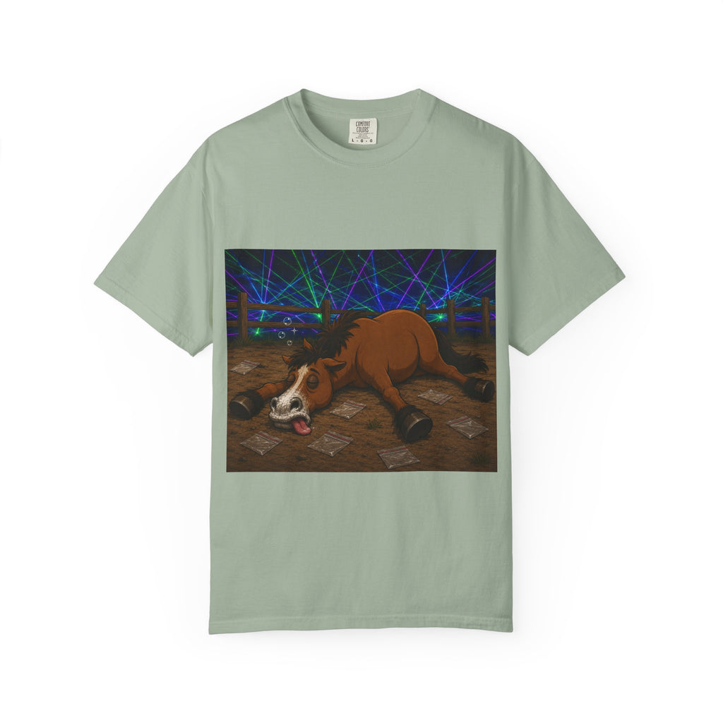 Horse K-Hole Tee (Front & Back Graphic) - T shirt