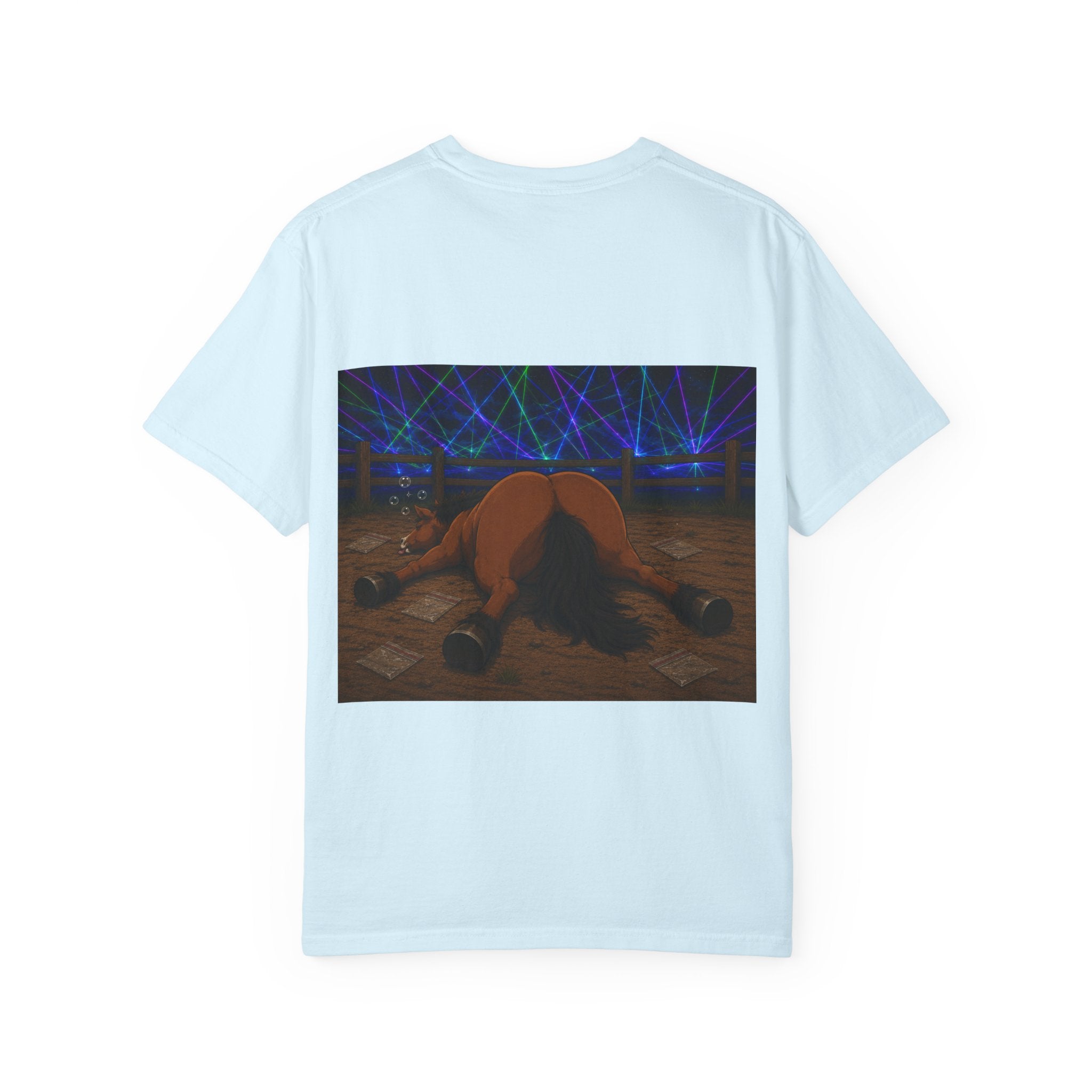 Horse K-Hole Tee (Front & Back Graphic) - T shirt