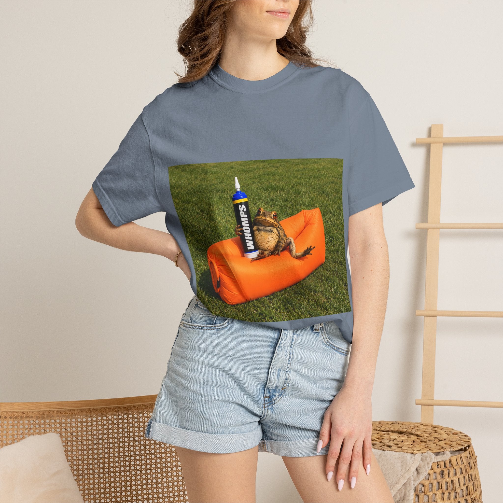 Whomp Frog on Couch T-Shirt