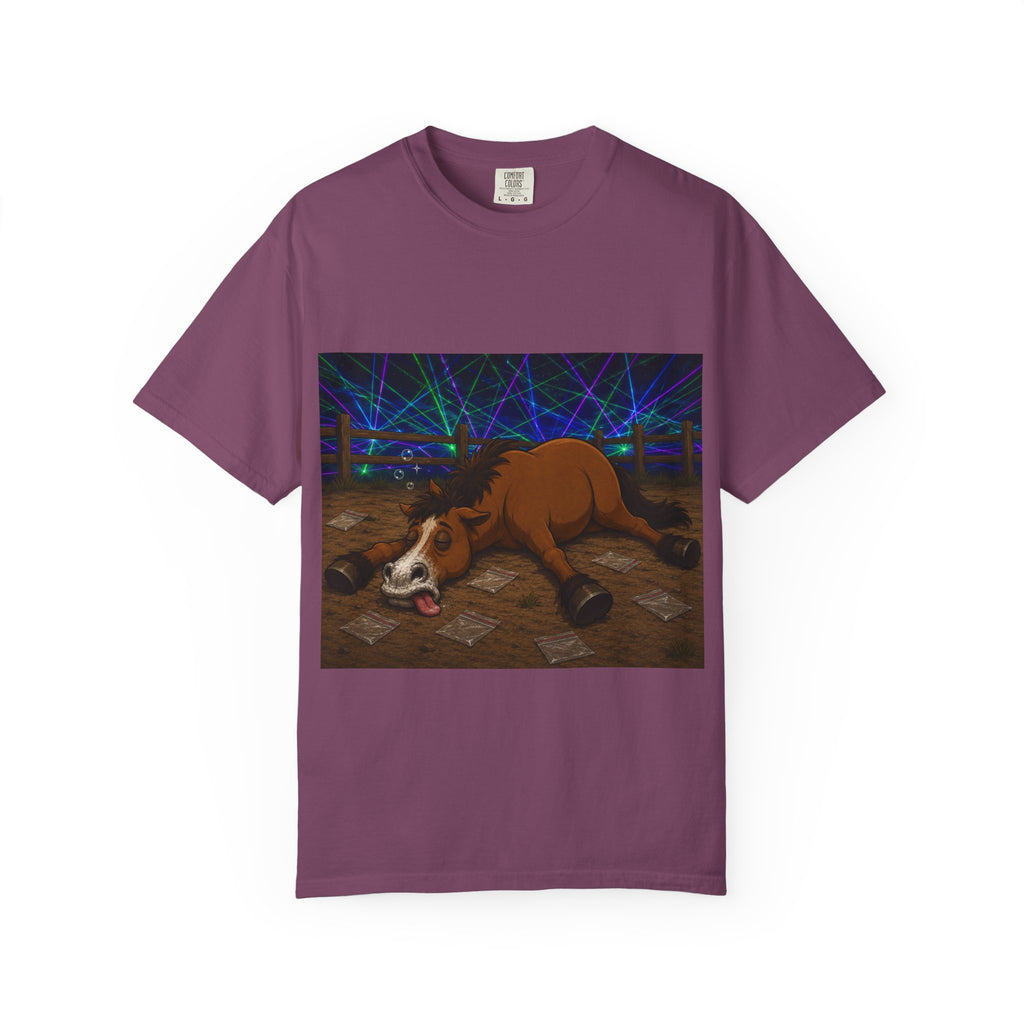 Horse K-Hole Tee (Front & Back Graphic) - T shirt