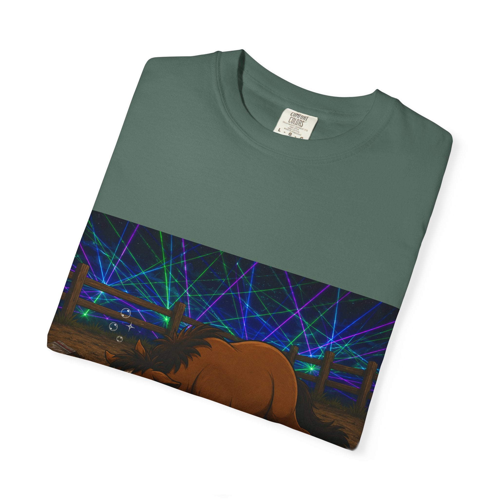 Horse K-Hole Tee (Front & Back Graphic) - T shirt