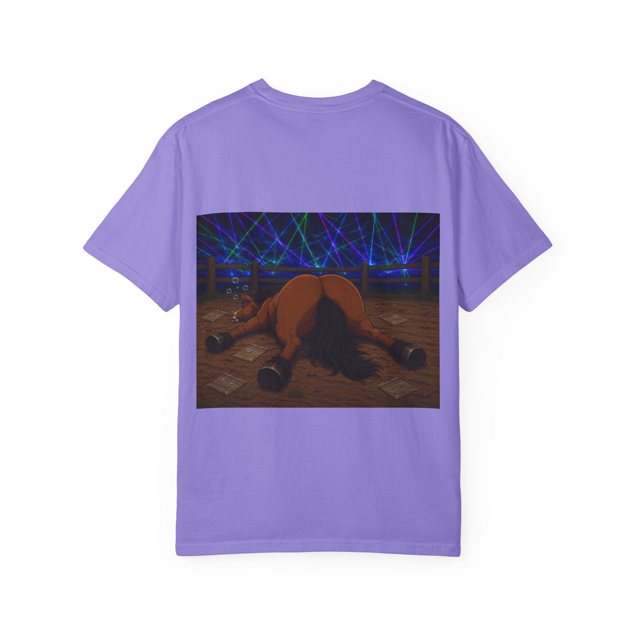 Horse K-Hole Tee (Front & Back Graphic) - T shirt