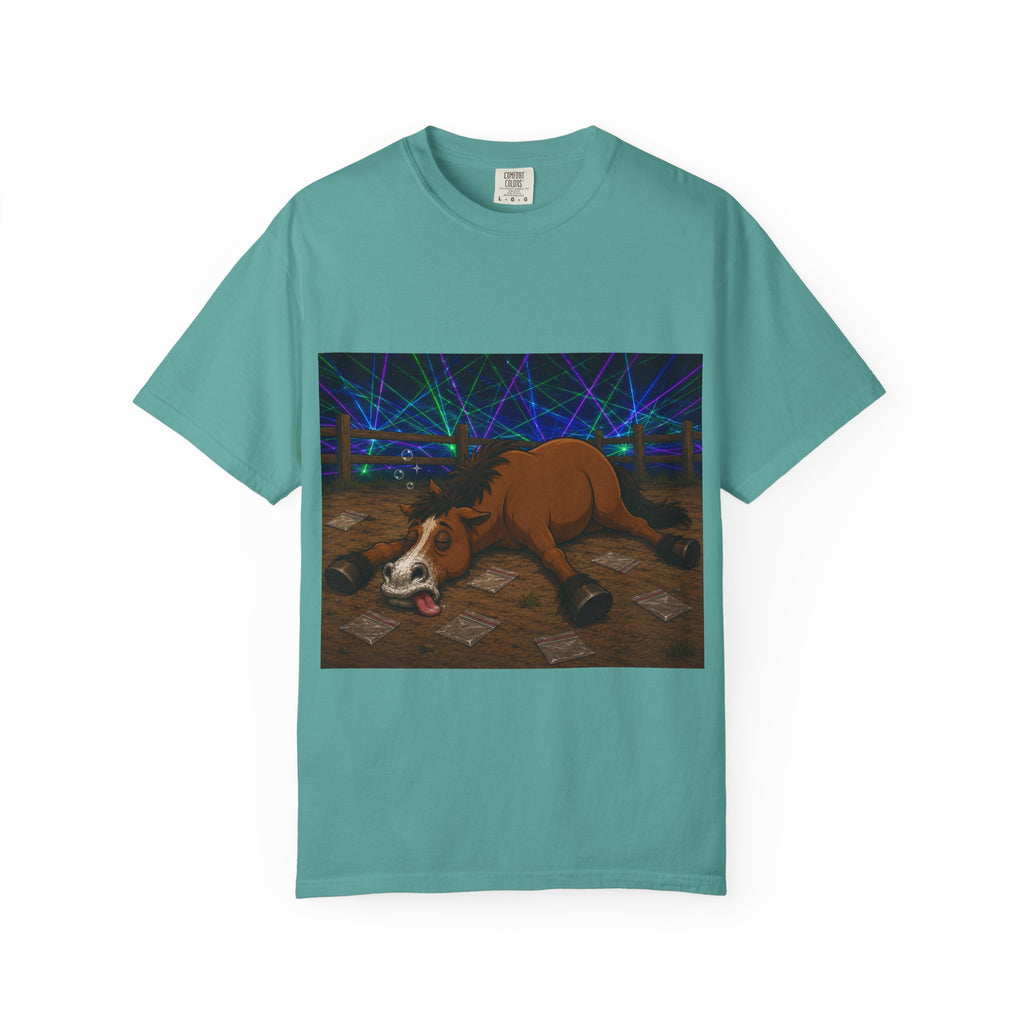 Horse K-Hole Tee (Front & Back Graphic) - T shirt