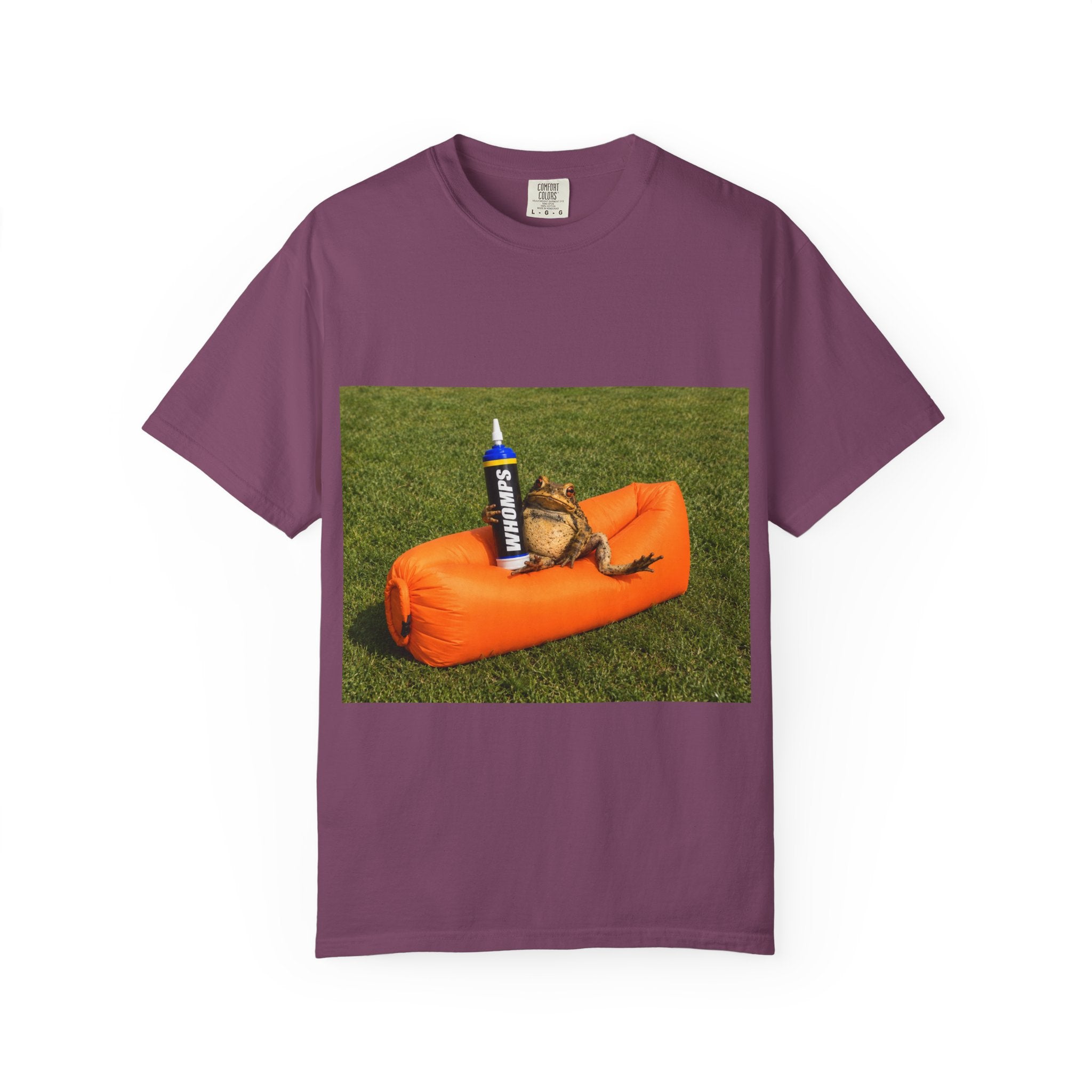 Whomp Frog on Couch T-Shirt