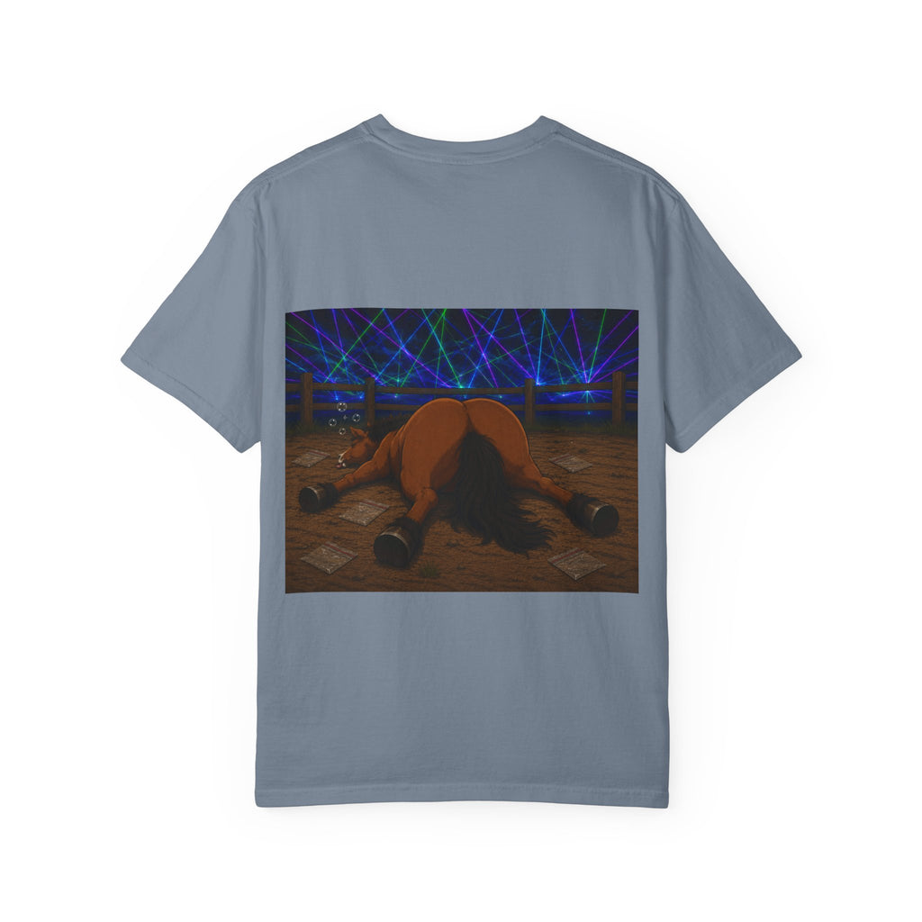Horse K-Hole Tee (Front & Back Graphic) - T shirt