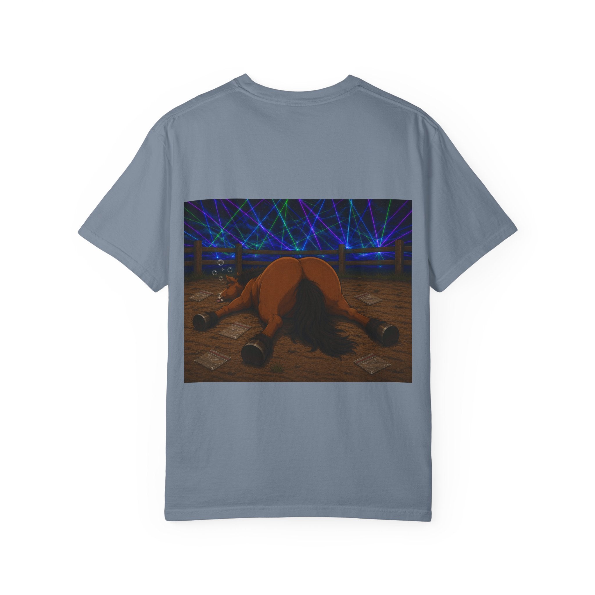 Horse K-Hole Tee (Front & Back Graphic) - T shirt