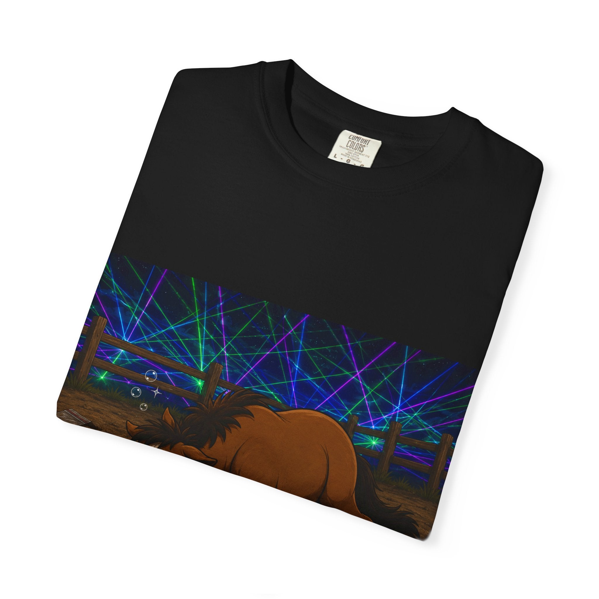 Horse K-Hole Tee (Front & Back Graphic) - T shirt