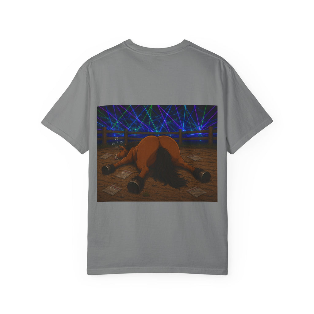 Horse K-Hole Tee (Front & Back Graphic) - T shirt