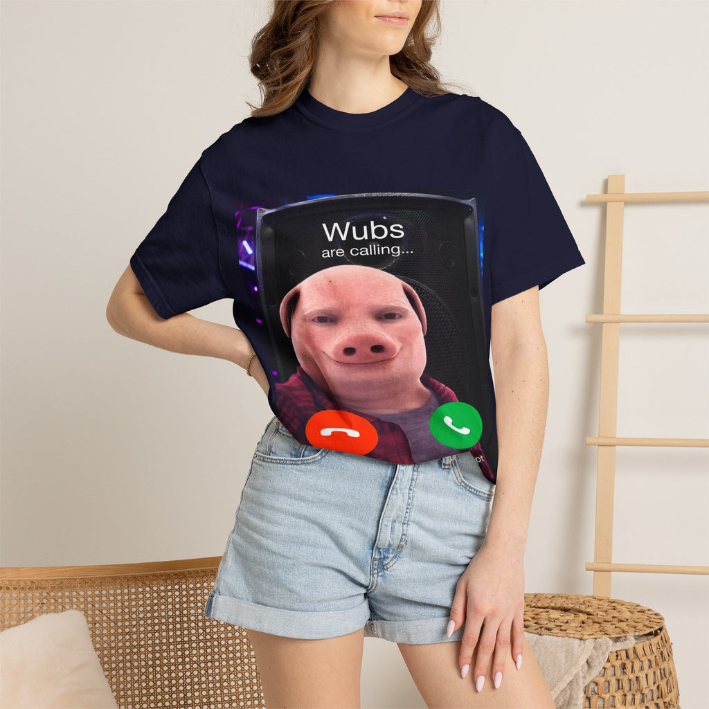 Wubs Are Calling T‑Shirt - Dubstep Tee
