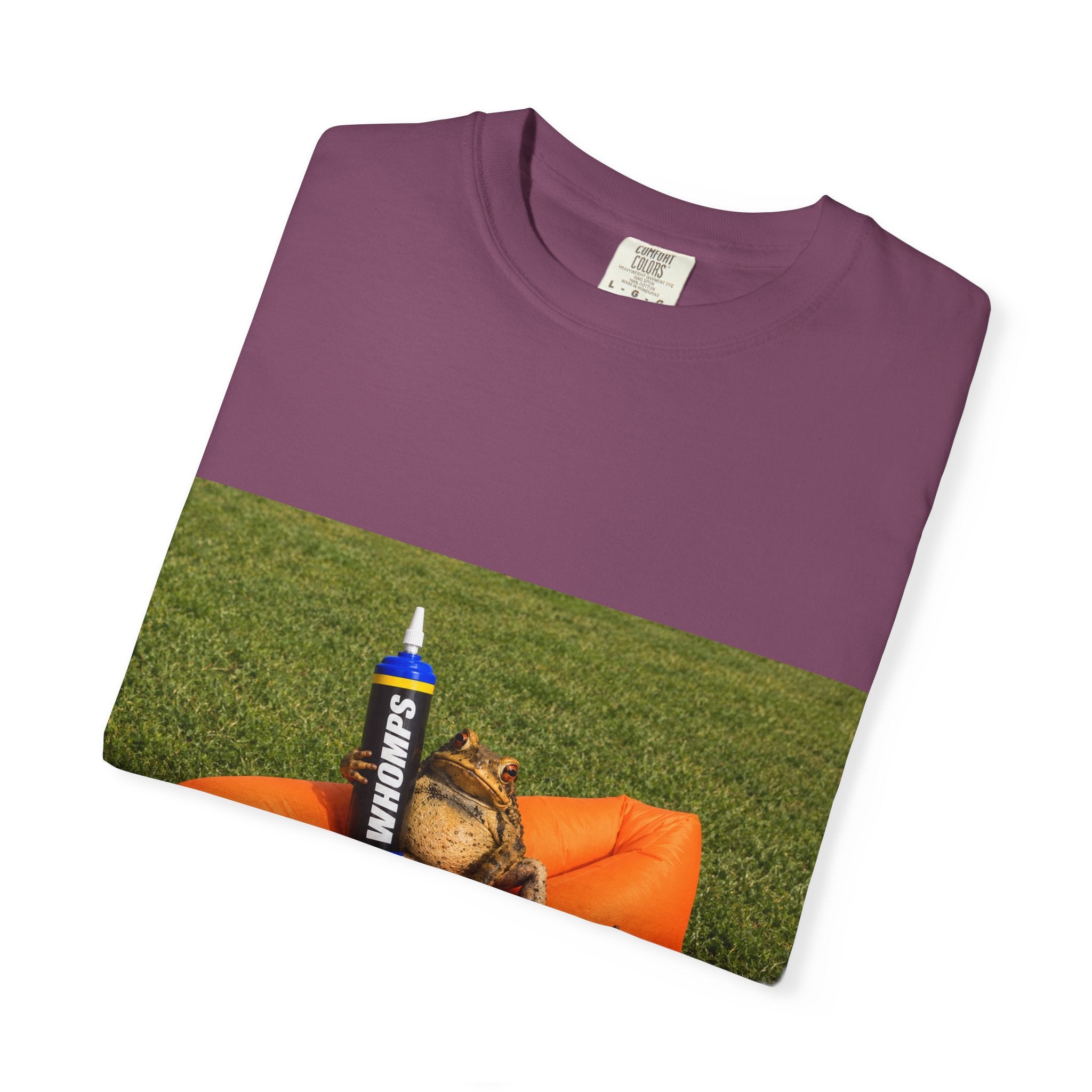 Whomp Frog on Couch T-Shirt