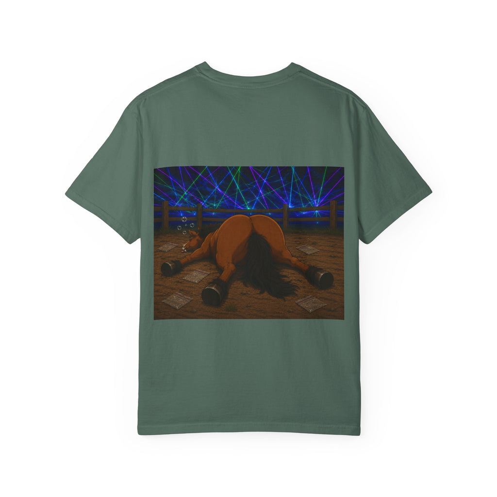Horse K-Hole Tee (Front & Back Graphic) - T shirt