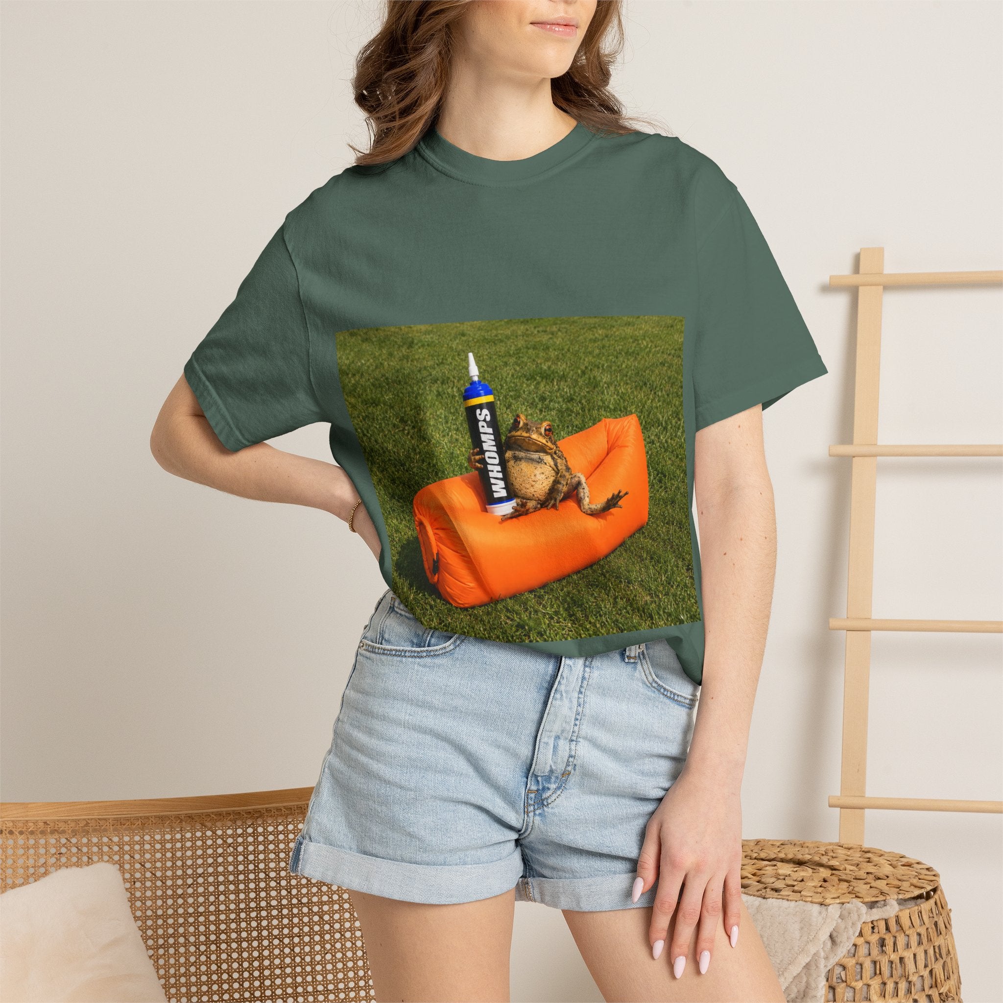 Whomp Frog on Couch T-Shirt