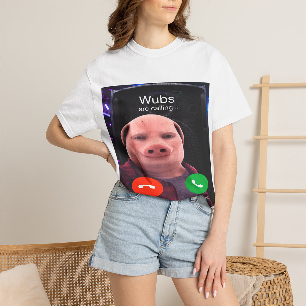 Wubs Are Calling T‑Shirt - Dubstep Tee