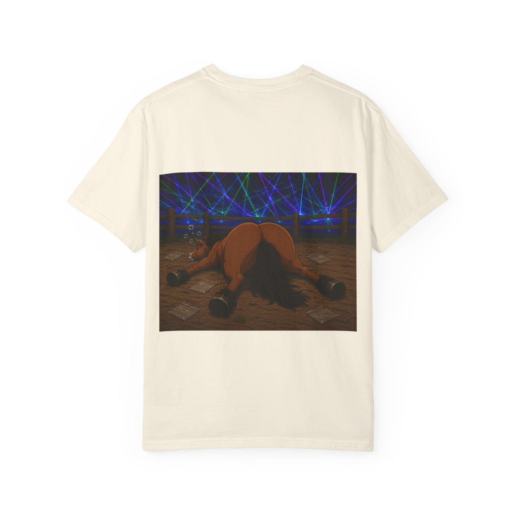 Horse K-Hole Tee (Front & Back Graphic) - T shirt