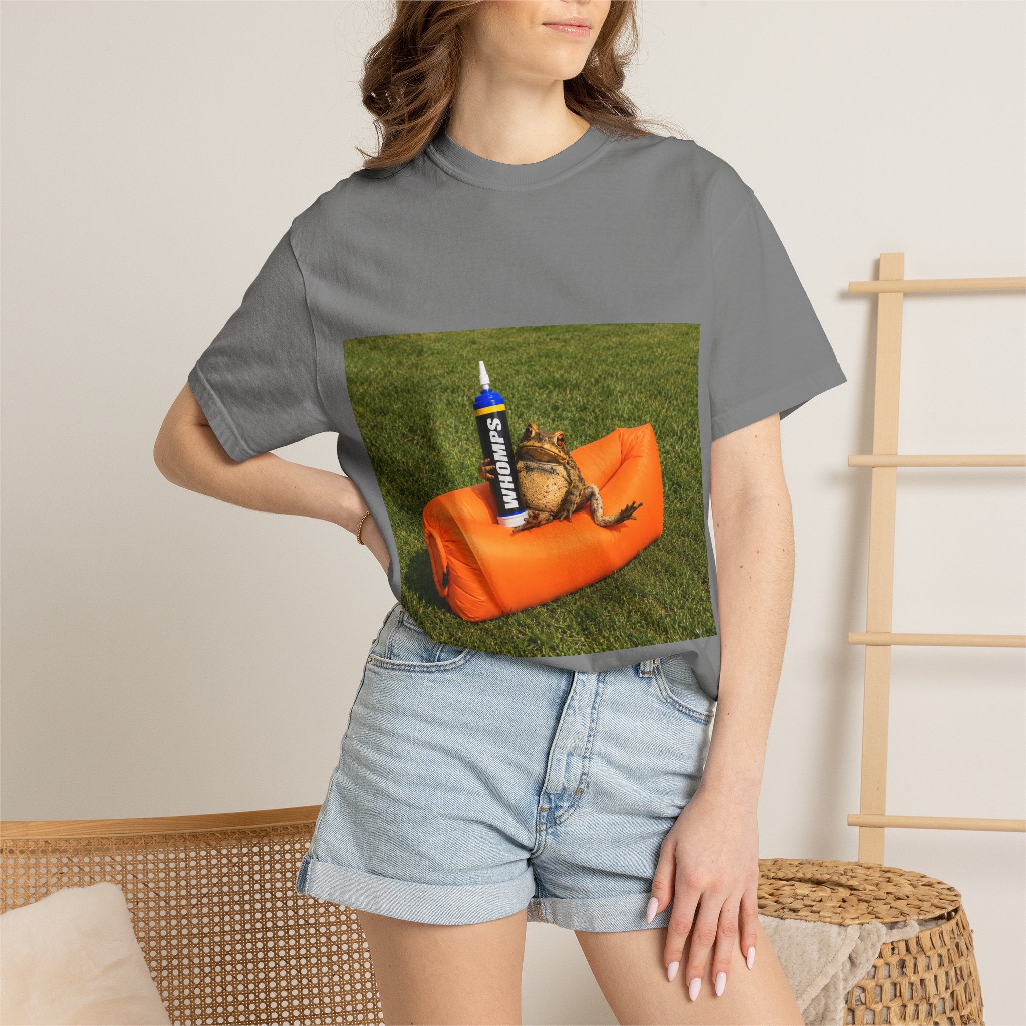 Whomp Frog on Couch T-Shirt